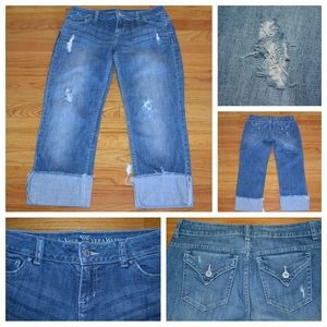 Women’s Vera Wang Simply Vera denim capri pants, size 4